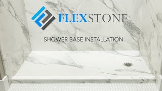 FlexStone Shower Base Installation [upl. by Storm]