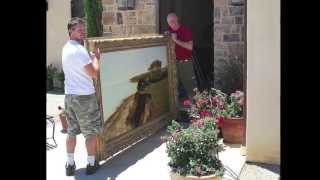 How To Hang A Large Painting  5 Great essential Tips [upl. by Narcissus549]