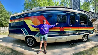 FULL TOUR  Retro 1987 Winnebago RestoMod  Gutted Restoration  Stunning Modern Interior [upl. by Notla]