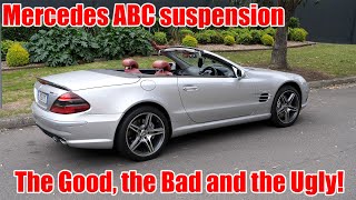 MercedesBenz ABC Suspension System Explained  MGUY  SL55 Stories [upl. by Wyatan]