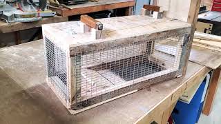 SIMPLE EASY DIY Live Animal Trap [upl. by Leahcimrej]