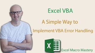 A Simple Way to Implement VBA Error Handling [upl. by Mariand121]