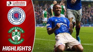 Rangers 61 Hibernian  Defoe Hits Perfect Hattrick As Rangers Run Riot  Ladbrokes Premiership [upl. by Hsan]