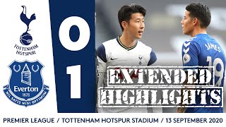 EXTENDED HIGHLIGHTS TOTTENHAM 01 EVERTON [upl. by Roselane]