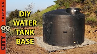 How to build an underground foundation for a water tank  DIY [upl. by Philippine]