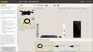 Using TestOuts LabSim Simulator Demo [upl. by Hareema195]