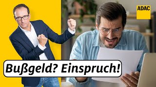 Einspruch gegen Bußgeldbescheid einlegen so geht’s  ADAC  Recht Logisch [upl. by Atikahc]