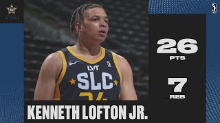 Kenneth Lofton Jr Drops 26 PTS In Salt Lake City Debut [upl. by Anum728]