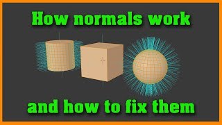 What Are Normals 3D Fundamentals Blender 28 [upl. by Dumas309]