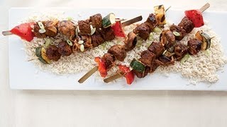 TurkishStyle Seitan Shish Kebab  alivecom [upl. by Eladnek]