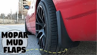 Mopar OEM Mud Flaps Install amp Review  Dodge ChargerChallenger [upl. by Ireva]