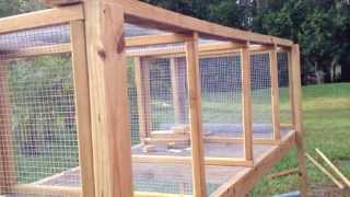 HOW TO BUILD A RABBIT HUTCH Part 1 [upl. by Tabber]