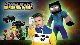 WELCOME TO HEROBRINE SMP  MINECRAFT [upl. by Anire]