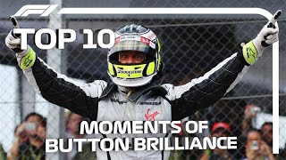 Top 10 Moments of Jenson Button Brilliance [upl. by Nede]