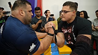 IRAN HULK VS SCHOOLBOY  ARM WRESTLING 2023 [upl. by Yrrac]