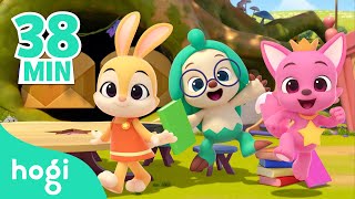 Back to school with Hogi  Compilation for TV  Learn colors amp Nursery Rhymes  Pinkfong amp Hogi [upl. by Aihtnamas]