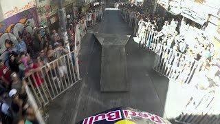 GoPro View Tomas Slaviks Savage Urban DH Mountain Bike Run at Valparaíso [upl. by Leonore]