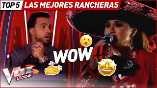 Las mejores actuaciones RANCHERAS en La Voz [upl. by Malissia]