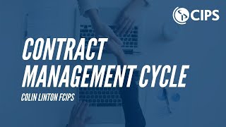 The CIPS Contract Management Cycle  CIPS [upl. by Louise]