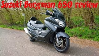 Suzuki Burgman 650 executive review [upl. by Onailerua]