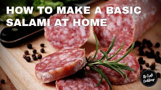 How to make a Simple Salami at home  EASY FOOLPROOF RECIPE [upl. by Aratas]