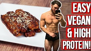 EASY SEITAN RECIPE 3WAYS  VEGAN HIGH PROTEIN [upl. by Baptiste]