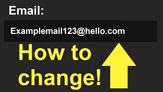 How To Change Your Minecraft Account Email Address [upl. by Borek371]