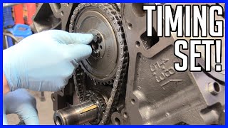 How to Build a 53L LS LM7 V8  Part 6 Timing Set and Front Cover [upl. by Ferdy]