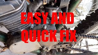 How To Fix A Clutch That Doesnt Disengage  Motorized Bike [upl. by Rew]