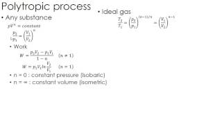 Thermodynamics Lecture 10 Polytropic Processes [upl. by Nesyaj]