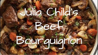 Julia Child Beef Bourguignon Recipe Simplified [upl. by Rolanda443]