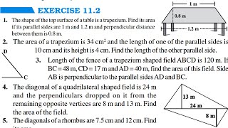 Chapter 11 Mensuration  Full Exercise 112 amp Basic Concepts  Class 8 Maths RBSE CBSE NCERT [upl. by Cynth]