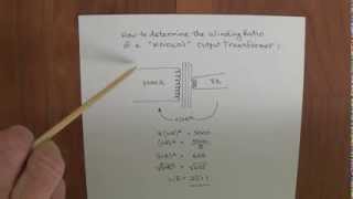 Output Transformers A Discussion of Basic Principles [upl. by Ydnagrub274]