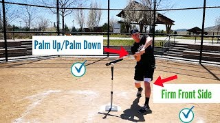 How To Hit A Baseball BEGINNERS GUIDE TO HITTING [upl. by Snowber]