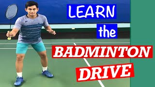 LEARN the BADMINTON DRIVE How to speed up the pace of your game with the drive badmintondrive [upl. by Lucia553]