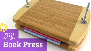 How to Make a Book Press  Sea Lemon [upl. by Noskcaj]