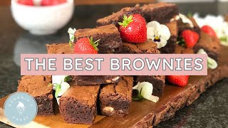 The Best Brownie Recipe EVER  Georgias Cakes [upl. by Olnton454]