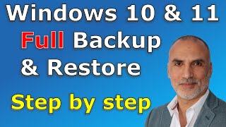 Windows 11 amp Windows 10 backup and restore full system image [upl. by Sollows]