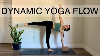 Dynamic Vinyasa Yoga Flow  Full Body Intermediate Yoga Class [upl. by Yahc]