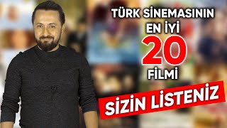 TÜRK SİNEMASININ EN İYİ 20 FİLMİ SİZİN LİSTENİZ [upl. by Notreb678]