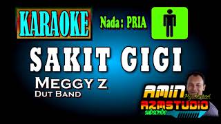 SAKIT GIGI  Meggy Z  KARAOKE Nada PRIA [upl. by Giordano954]