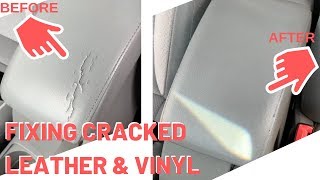 HOW TO Repair cracked vinyl on your cars interior [upl. by Nitsyrc]