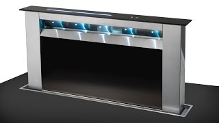 Turbo Downdraft Kitchen Extractor  Luxair Cooker Hoods [upl. by Heymann]