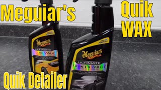 Meguiars NEW FORMULA Ultimate Quik Wax And Detailer [upl. by Shiekh589]