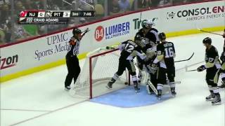 MarcAndre Fleury Sick Behind the Back Save 10313 [upl. by Ytirahs340]