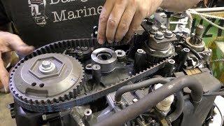 Outboard timing belt replacement [upl. by Eleen679]