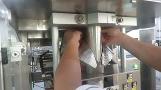 Film Changeover on VFFS Packaging Machine [upl. by Suelo]