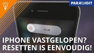 Hoe reset je een iPhone 5 iPhone 6 of iPhone 7  Tip  Paradigit [upl. by Blackmun]