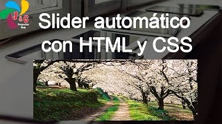 Slider automático con HTML y CSS [upl. by Nirtiac]