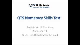 Numeracy Practice Test 1 [upl. by Naved]